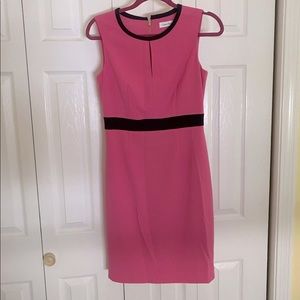 Calvin Klein, size 4 new w/o tags (never worn) pink/navy